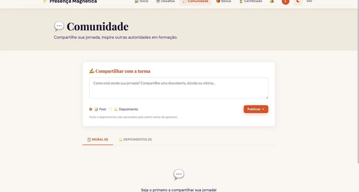Comunidade de alunas